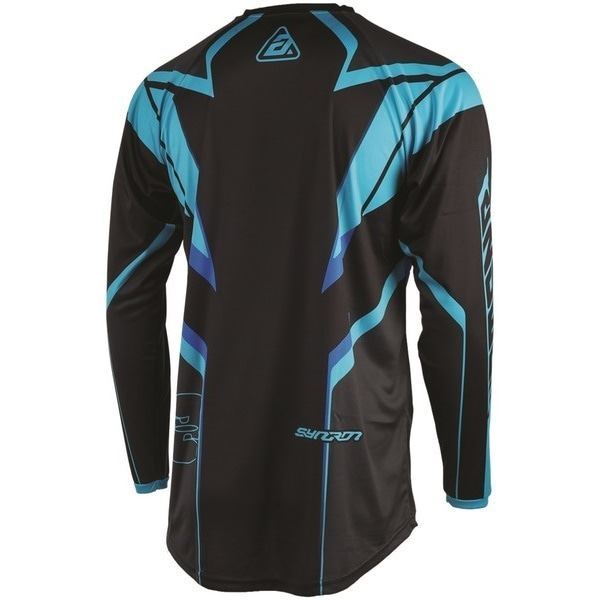 24モデル SYNCRON ENVENOM MXジャージ ブルー/ブラック キッズ