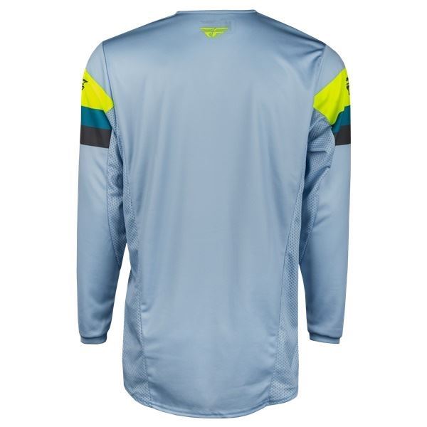 24モデル KINETIC PRIX MXジャージ グレー/チャコール/ハイビス