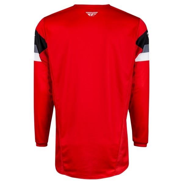 24モデル KINETIC PRIX MXジャージ レッド/グレー/ホワイト