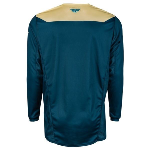 24モデル KINETIC RELOAD MXジャージ アイボリー/ネイビー/コバルト