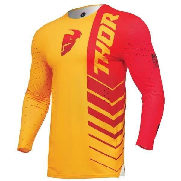 24 PRIME ANALOG MXジャージ レモン/レッド
