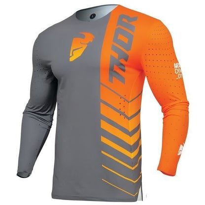 24 PRIME ANALOG MXジャージ チャコール/オレンジ