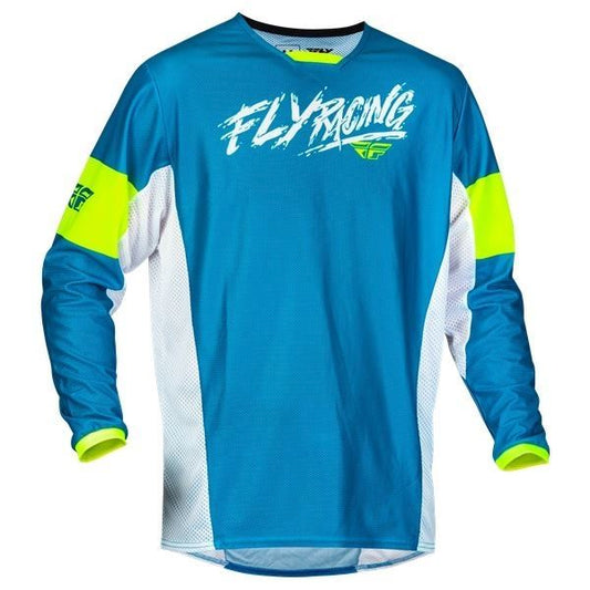 23スプリングモデル KINETIC KHAOSジャージ ブルー/ホワイト/ハイビス キッズ