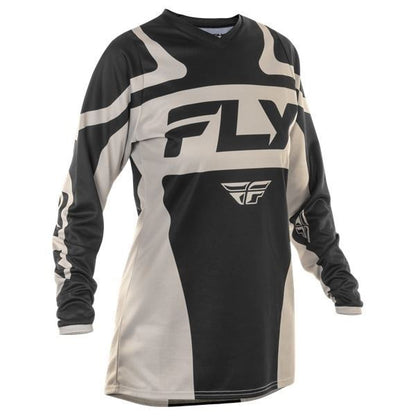 F-16 MXジャージ ブラック/ホワイト ガールズ