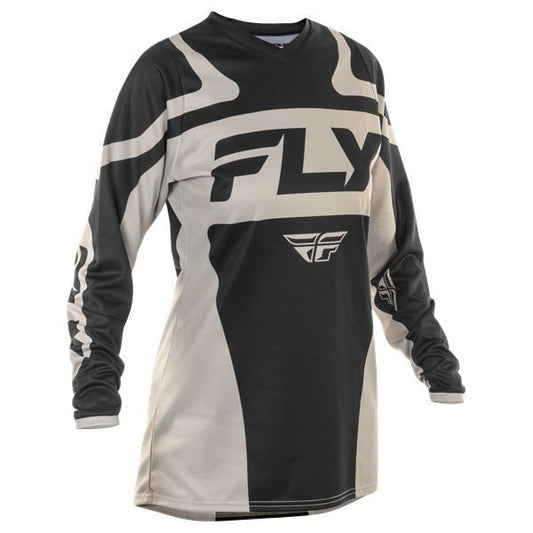 F-16 MXジャージ ブラック/ホワイト ガールズ