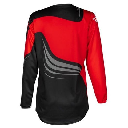 F-16 MXジャージ ブラック/レッド/ホワイト キッズ