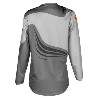 F-16 MXジャージ グレー/オレンジ キッズ