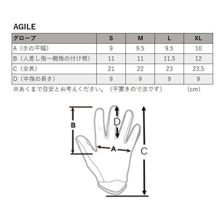 24 AGILE SOLID MXグローブ ミッドナイト/グレー