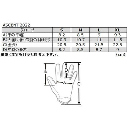 23 AERLITE MXグローブ ハイパーオレンジ/ブラック