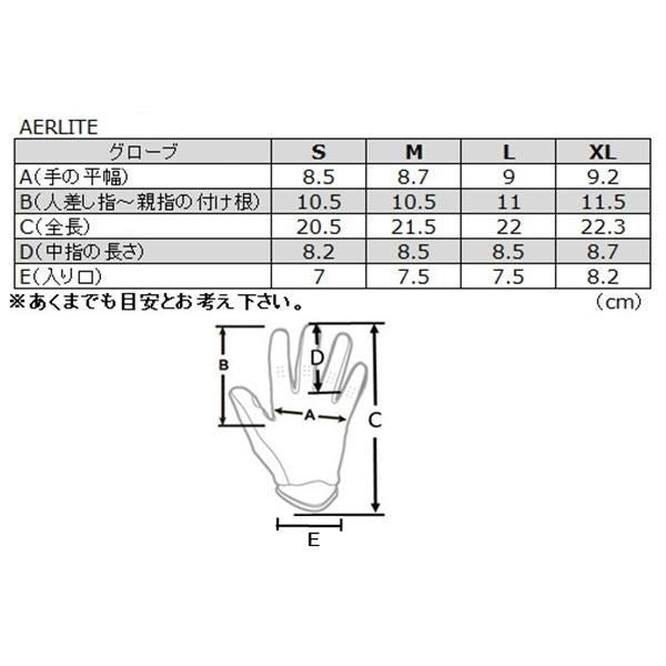 24 AERLITE MXグローブ レッド/ブラック
