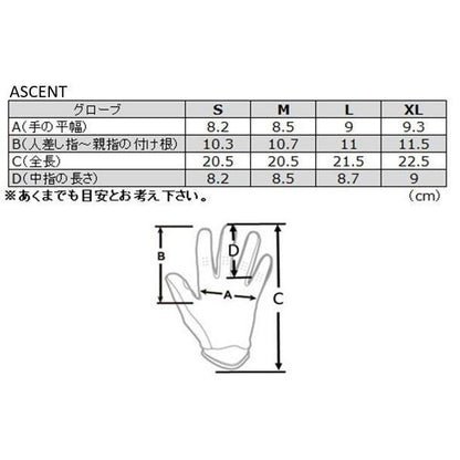 24 ASCENT MXグローブ ブラック/ダークグレー