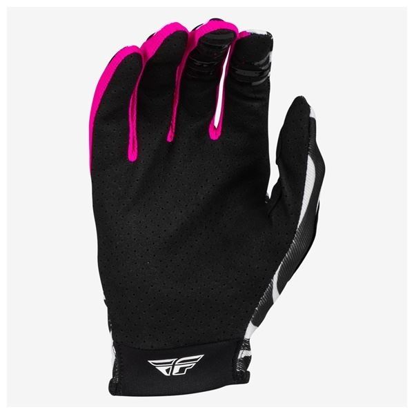 24モデル LITE UNCAGED MXグローブ ブラック/ホワイト/ネオンピンク