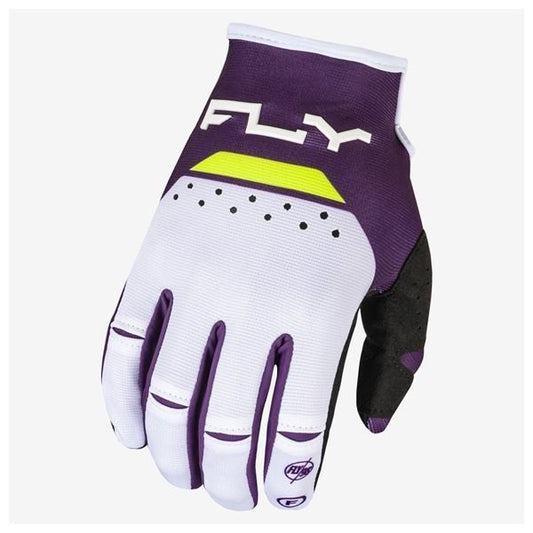 24モデル KINETIC RELOAD MXグローブ ディープパープル/ホワイト/ハイビス