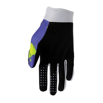 Youth LAUNCH BLEACH MX Gloves Gray/Acid