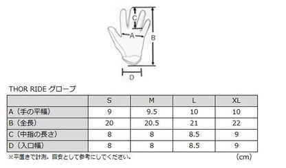RIDE MODE STATIC MXグローブ レッド