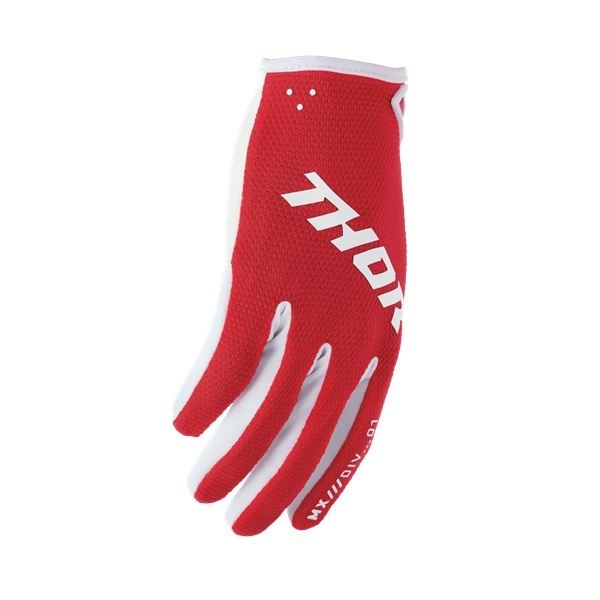 Kids RIDE MODE STATIC MX Gloves Red