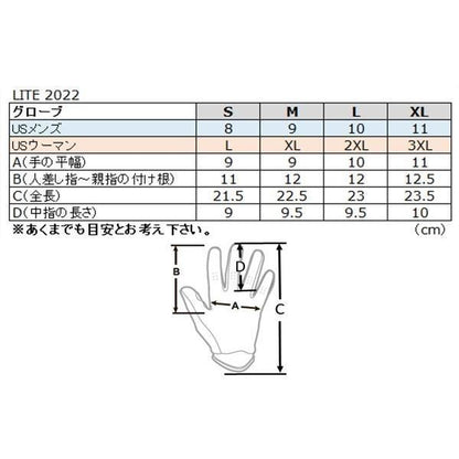 23 LITE S.E. AVENGE MXグローブ ブラック/サンセット