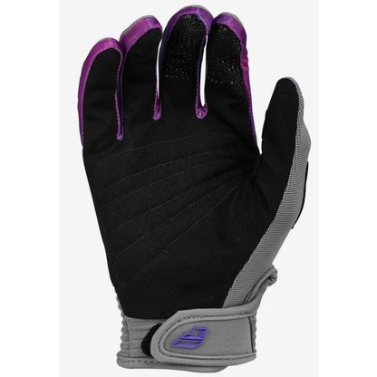 24 F-16 MX Gloves Gray/Pink/Purple Kids