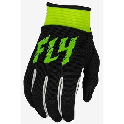 24 F-16 MX Gloves Black/Neon Green Kids