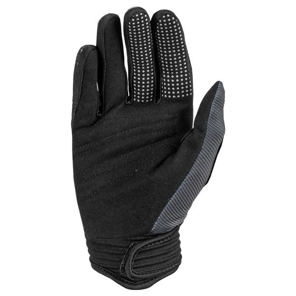 Girls F-16 MX Gloves Gray/Black/White