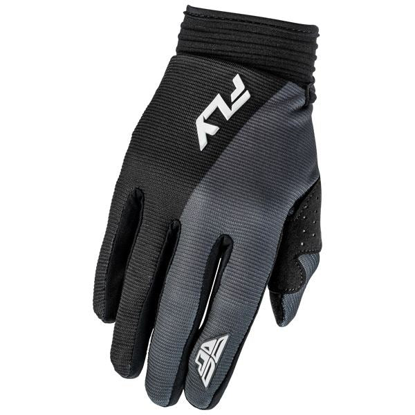 Girls F-16 MX Gloves Gray/Black/White
