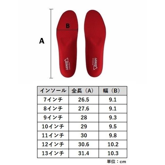 4.5 ブーツ レッド
