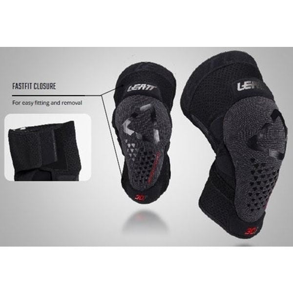 3DF 5.0 EVO FASTFIT ニーガード ブラック 左右セット