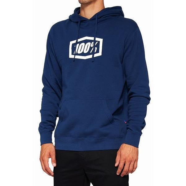 ICON フーディーフリース プルオーバーパーカー ネイビー