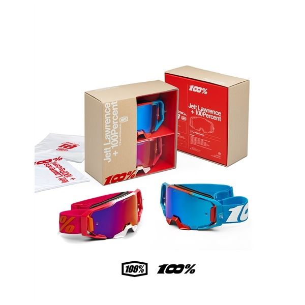 Jett Lawrence シグネチャー コラボレーションモデル ARMATIC LE Kit ゴーグル 2パック