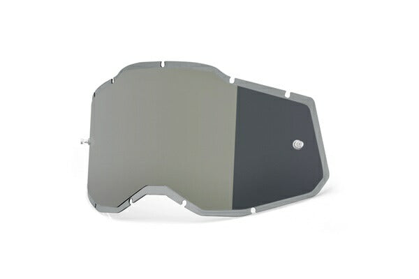Replacement Injected Silver Mirror Lens for Racecraft 2, Accuri 2, and Strata 2 Goggles