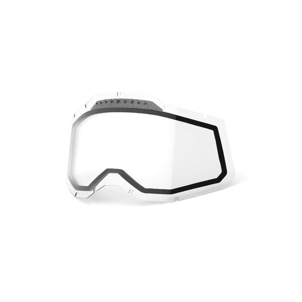 VENT type dual lens for GEN2 RC2, AC2, ST2 - Anti-fog lens, clear, no pins