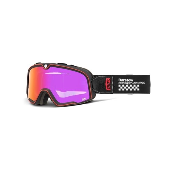 BARSTOW ゴーグル アーバン(ダークレッドミラー)