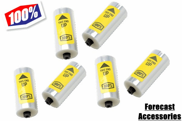 FORECAST Goggle Roll-Off Parts 45mm Film 45mm Width Replacement Film Goggle Parts 6 Pieces