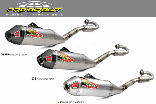 T-6 レースシステム フルエキゾーストシステム サイレンサー マフラー YZ250F