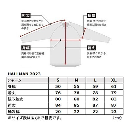 HALLMAN Differ Slice MXジャージ チャコール/ブラック