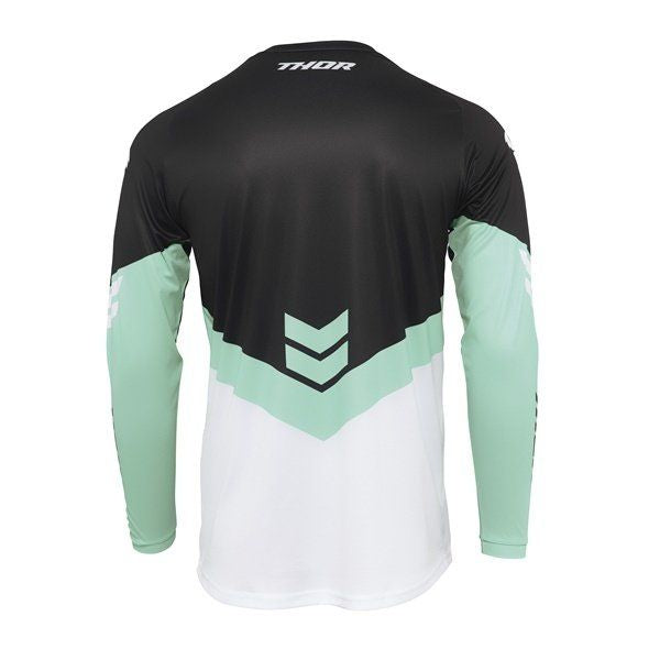 MX Jersey SECTOR CHEV Black/Mint L Size Kids