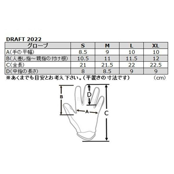 MXグローブ DRAFT ドラフト レッド/ブラック