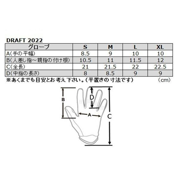 MXグローブ DRAFT ドラフト グレー/アシッド