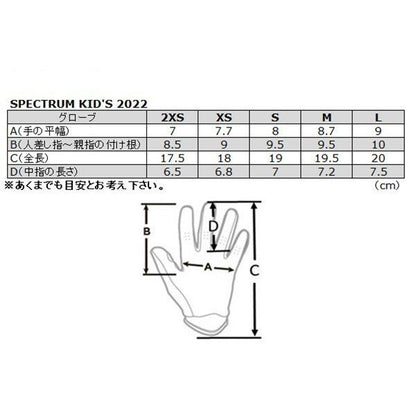 MXグローブ SPECTRUM スペクトラム ブラック