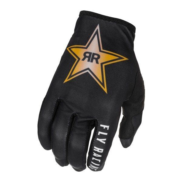 MXグローブ LITE ROCKSTAR ライト ロックスター ブラック/イエロー/ホワイト