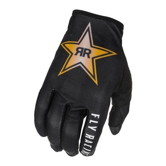 MXグローブ LITE ROCKSTAR ライト ロックスター ブラック/イエロー/ホワイト