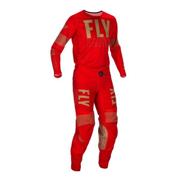 MXジャージ LITE ライト レッド/カーキ Sサイズ