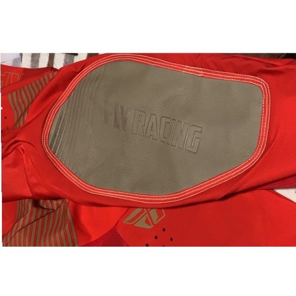 MXジャージ LITE ライト レッド/カーキ Sサイズ