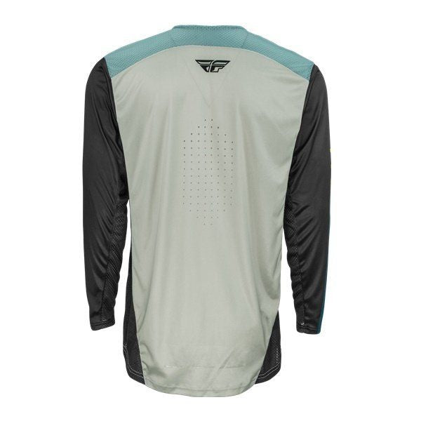 MX Jersey LITE Grey/Teal/Hibiscus Size M