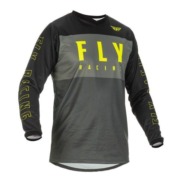 MX Jersey F-16 Grey/Black/Hibiscus