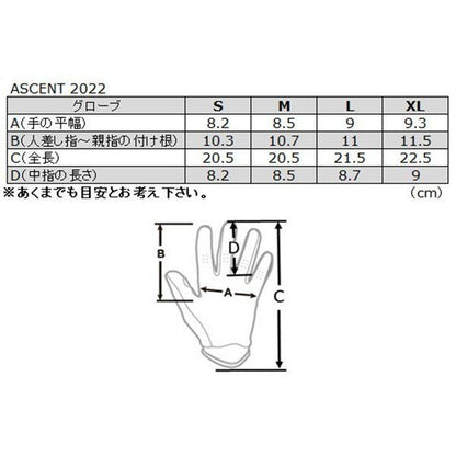 MXグローブ ASCENT アセント アスタナ/ホワイト