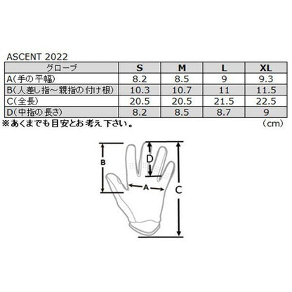 MXグローブ ASCENT アセント ハイパーアシッド/ブラック