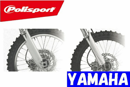 フォークガード ヤマハ車用 ホワイト YZF250/YZF450