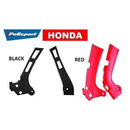ポリスポーツ フレームプロテクター ブラック CRF250R CRF450