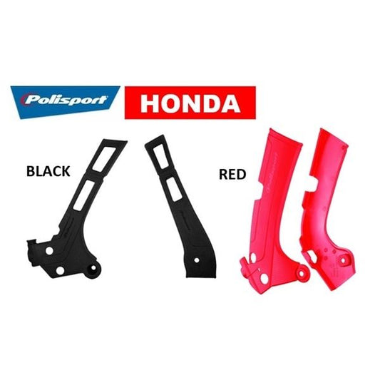 ポリスポーツ フレームプロテクター ブラック CRF250R CRF450